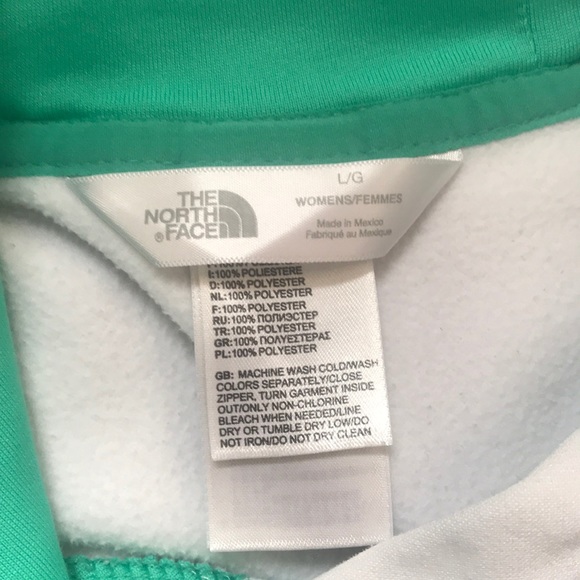 COPY - The North Face-White and Turquoise-Sweatshirt - Picture 5 of 5